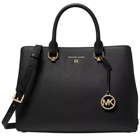 sac en cuir michael kors|michael kors leather tote.